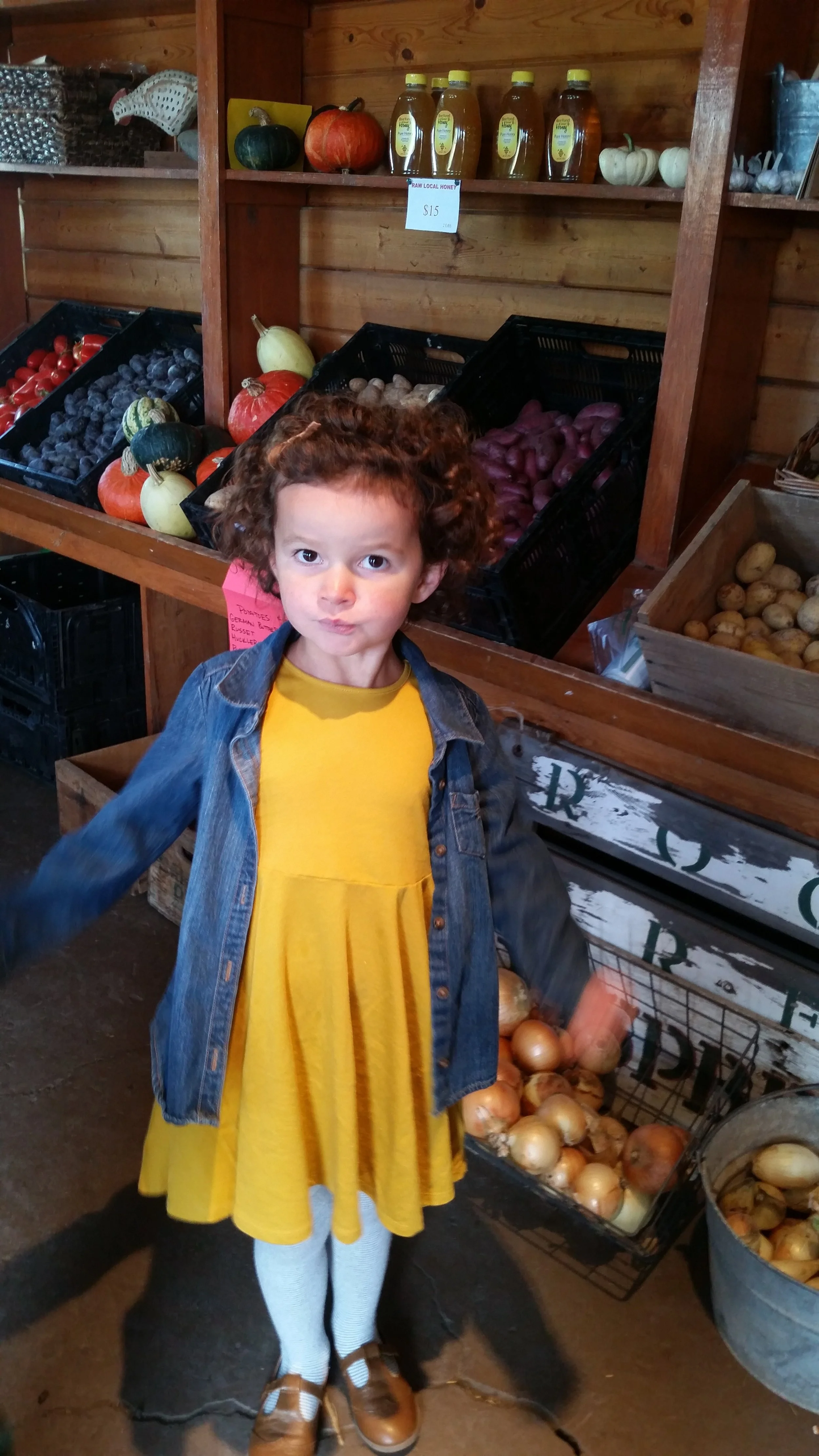 Vegetables? Oh yeah, she's #adulting