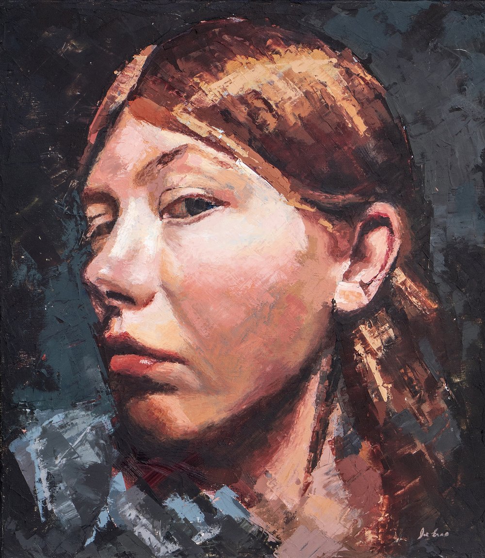 Jennie No.2: oil on canvas, 20 x 18 inches - AVAILABLE