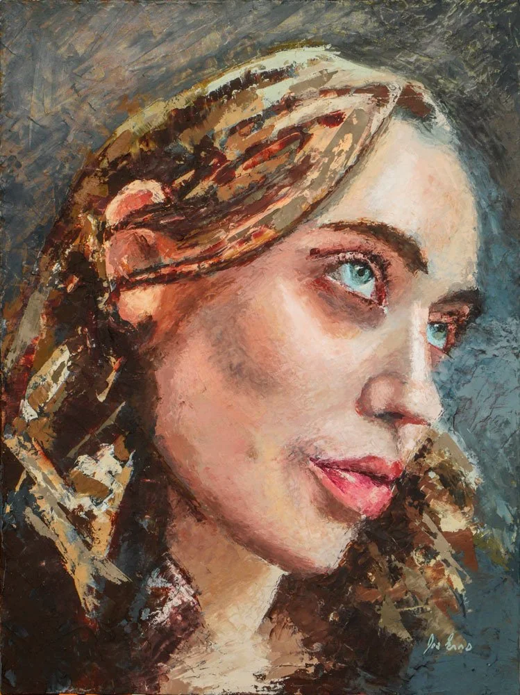 Kendra No. 2 - Oil on canvas board, 16 x 12 inches - SOLD