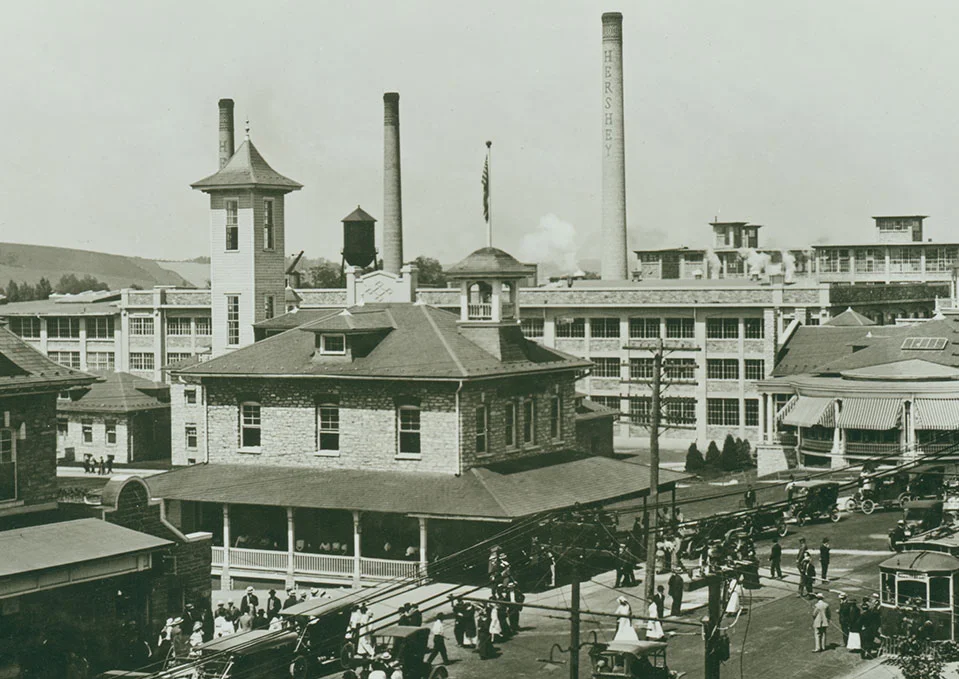 Hershey Town in Pennsylvania, USA. Founded 1894. http://www.hersheypa.com/about-hershey/history/index.php