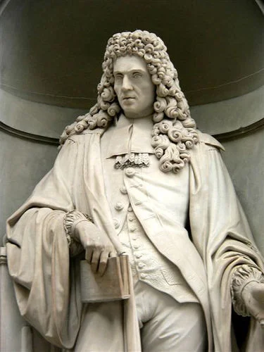 Francesco Redi statue from the Uffizi Gallery in Florence