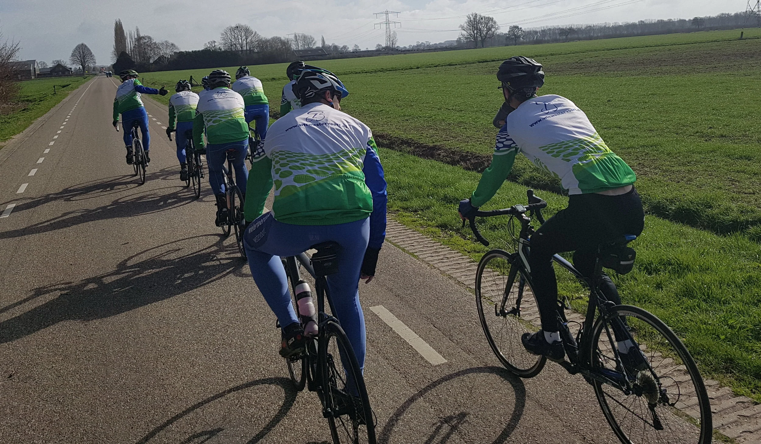 Gelukkig kunnen we daarna wel door rijden.
