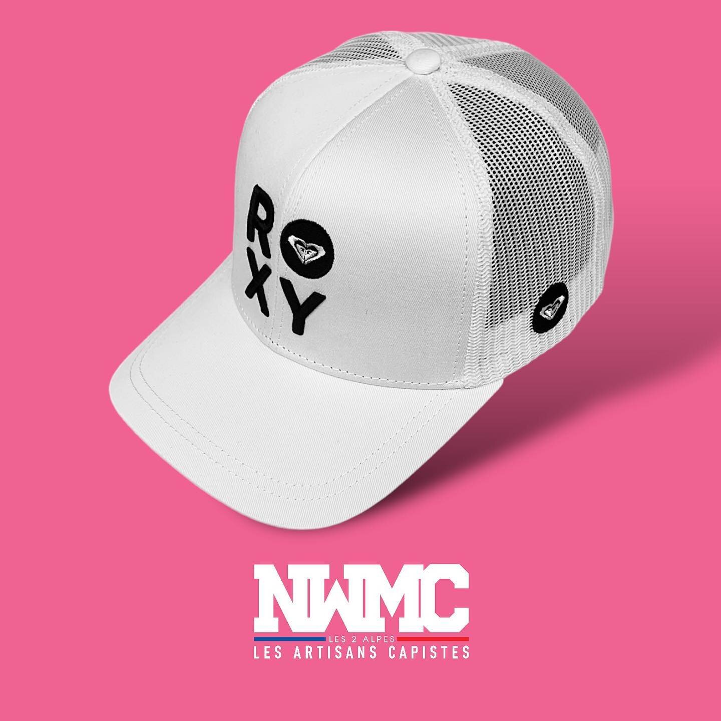 New 100% customized caps for the @roxy team 🧢 
.
.
.
.
.
.
.
.
.
.
#nwmc #lesartisancapistes #customcap #roxy #team #girl #saintjeandeluz #surf #skate #snow #casquette #trucker #mountain #wave #makewavesmovemountains