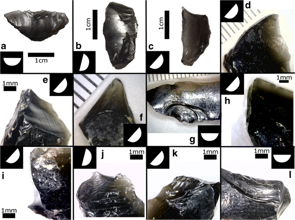 Examples of arrow impact fractures