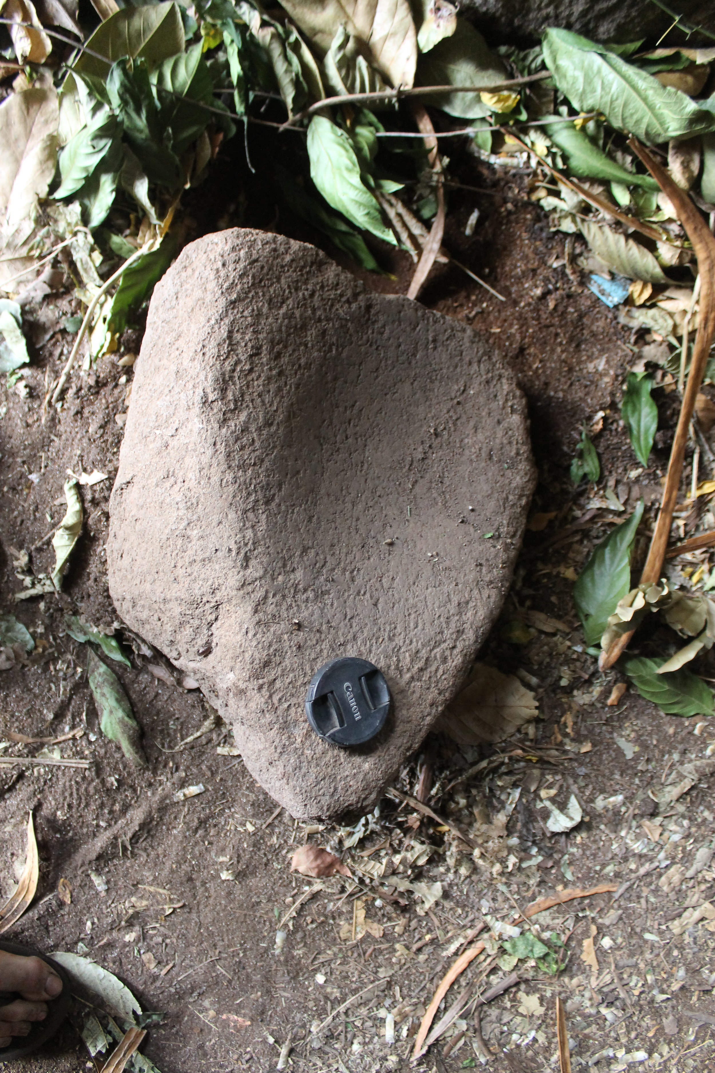 Grindstones are common around the site