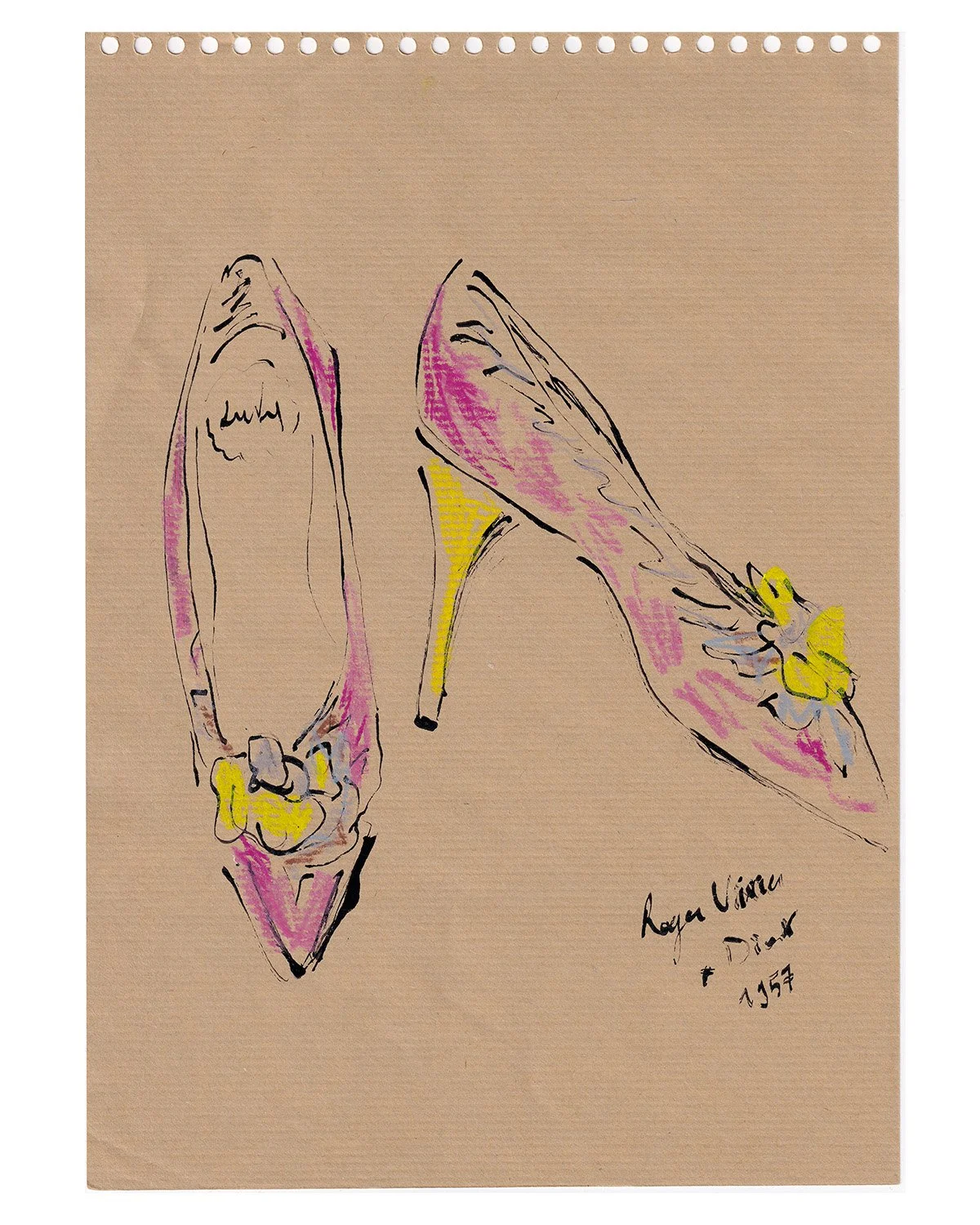 madame-dessine-oeuvre-encre-pastel-papier-shoes-paris.jpg