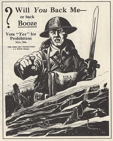 WW1 Propaganda Poster, courtesy of Ohio Historical Society