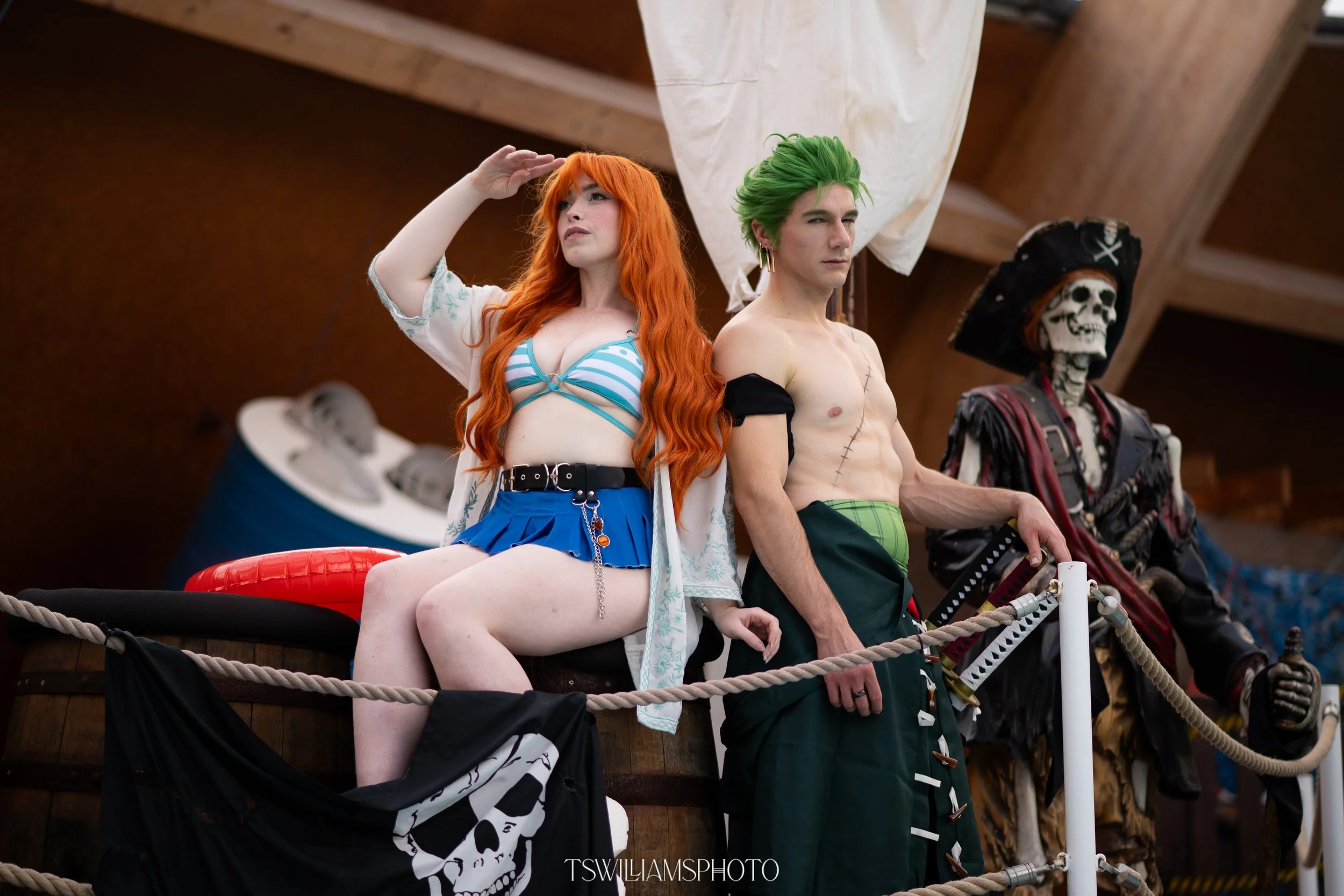 Nami and Zoro - One Piece