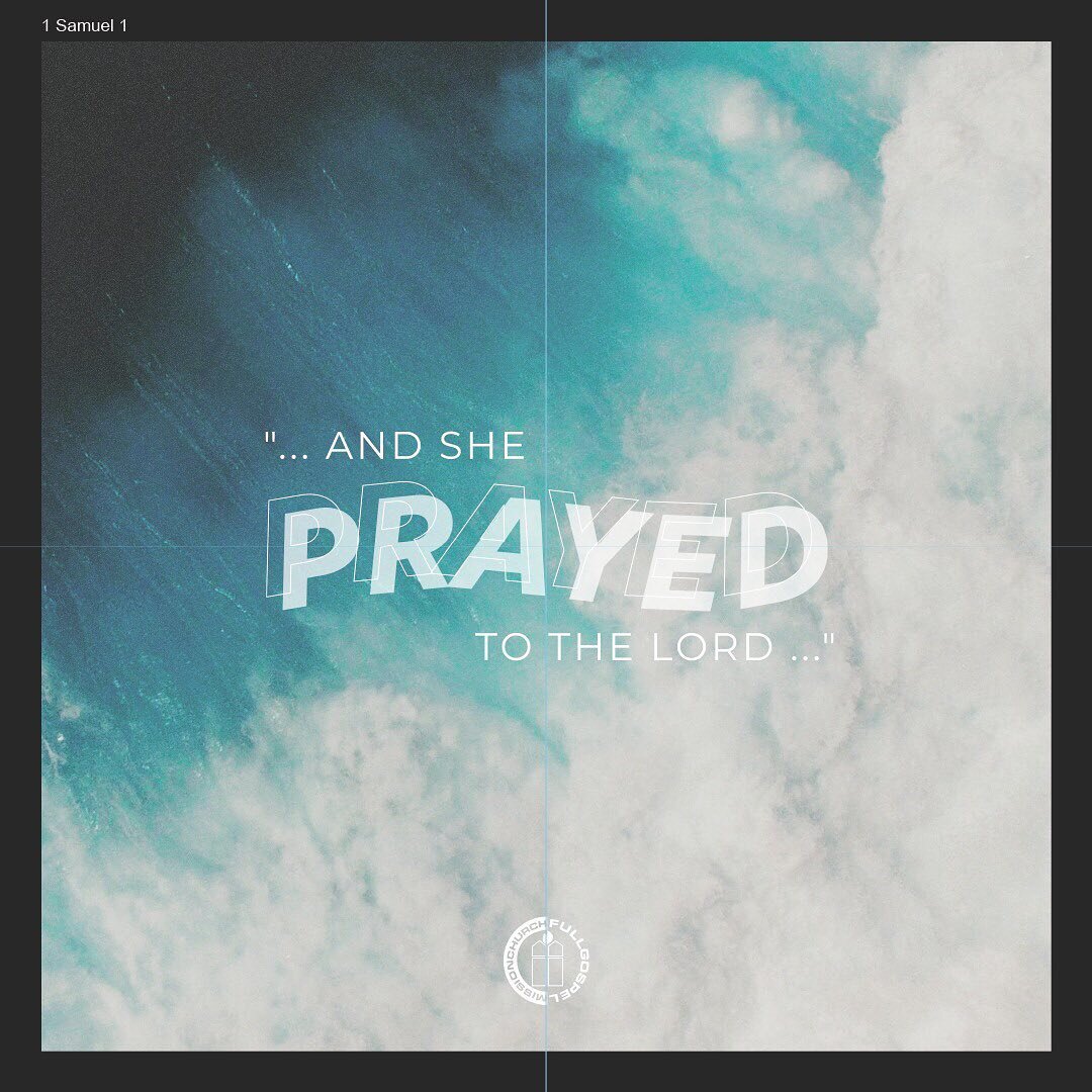 PRAY LIKE HANNAH
She persisted in prayer and the Lord answered her cry. 
~ 1 Samuel 1