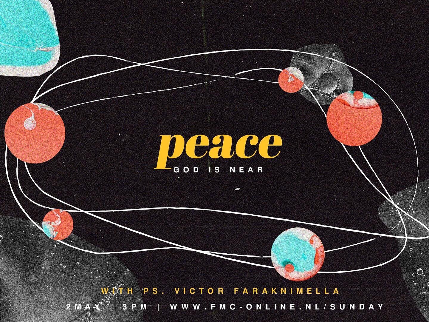 PEACE
New month, new theme 🔥 Join us at 3PM for Holy Communion and a refreshing and encouraging message from God🙌🏼

Invite your friends and family! See you online.

Link in bio