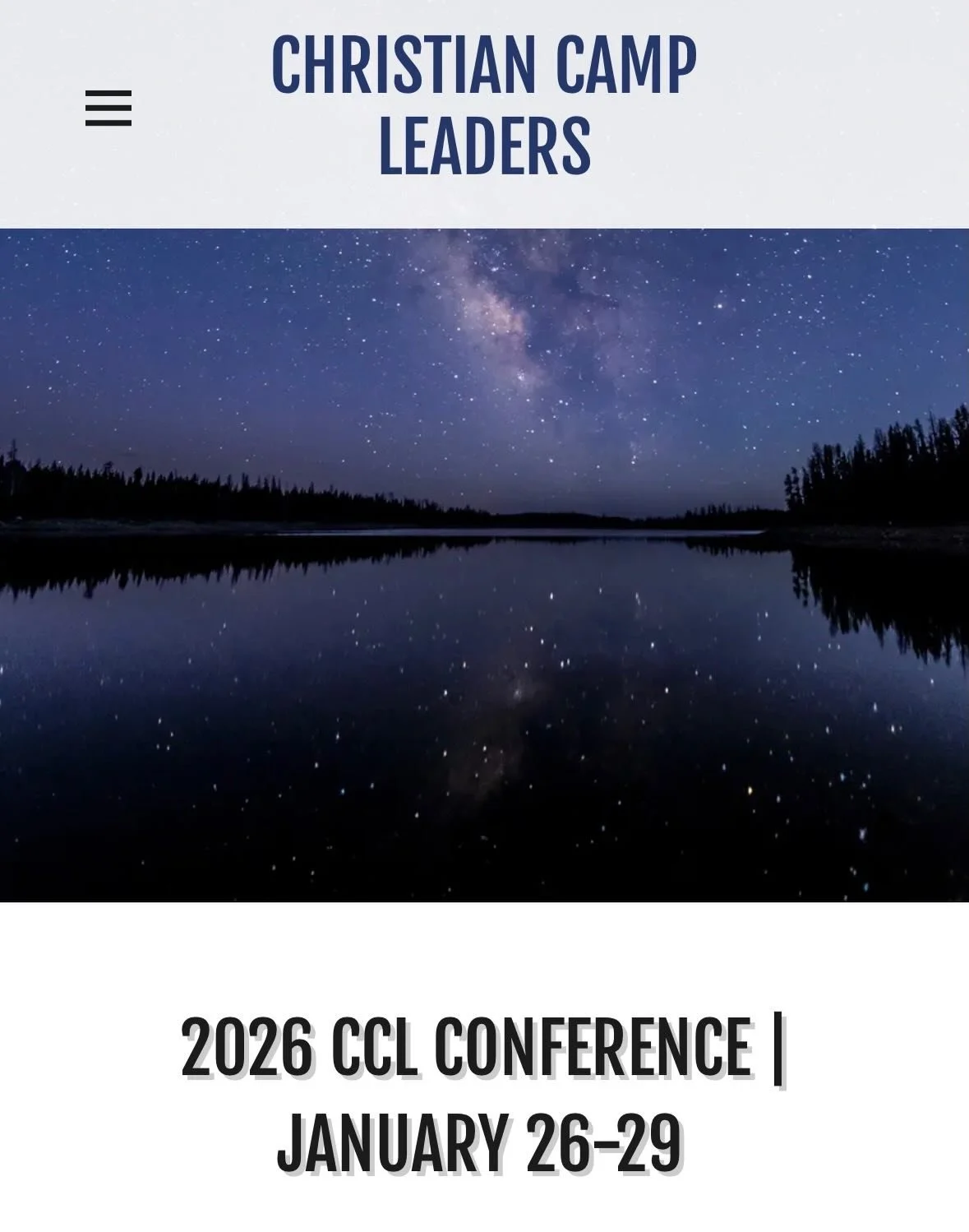 We attended the 2026 Christian Camp Leaders Conference this week, held at the Ellie Beach Resort in Myrtle Beach, South Carolina.

This national conference brings together more than 120 Christian camp leaders from 37 states. We weren&rsquo;t exactly 