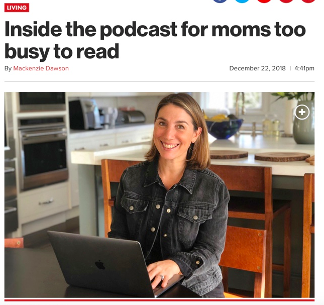 New York Post: Inside the Podcast for Moms Too Busy to Read