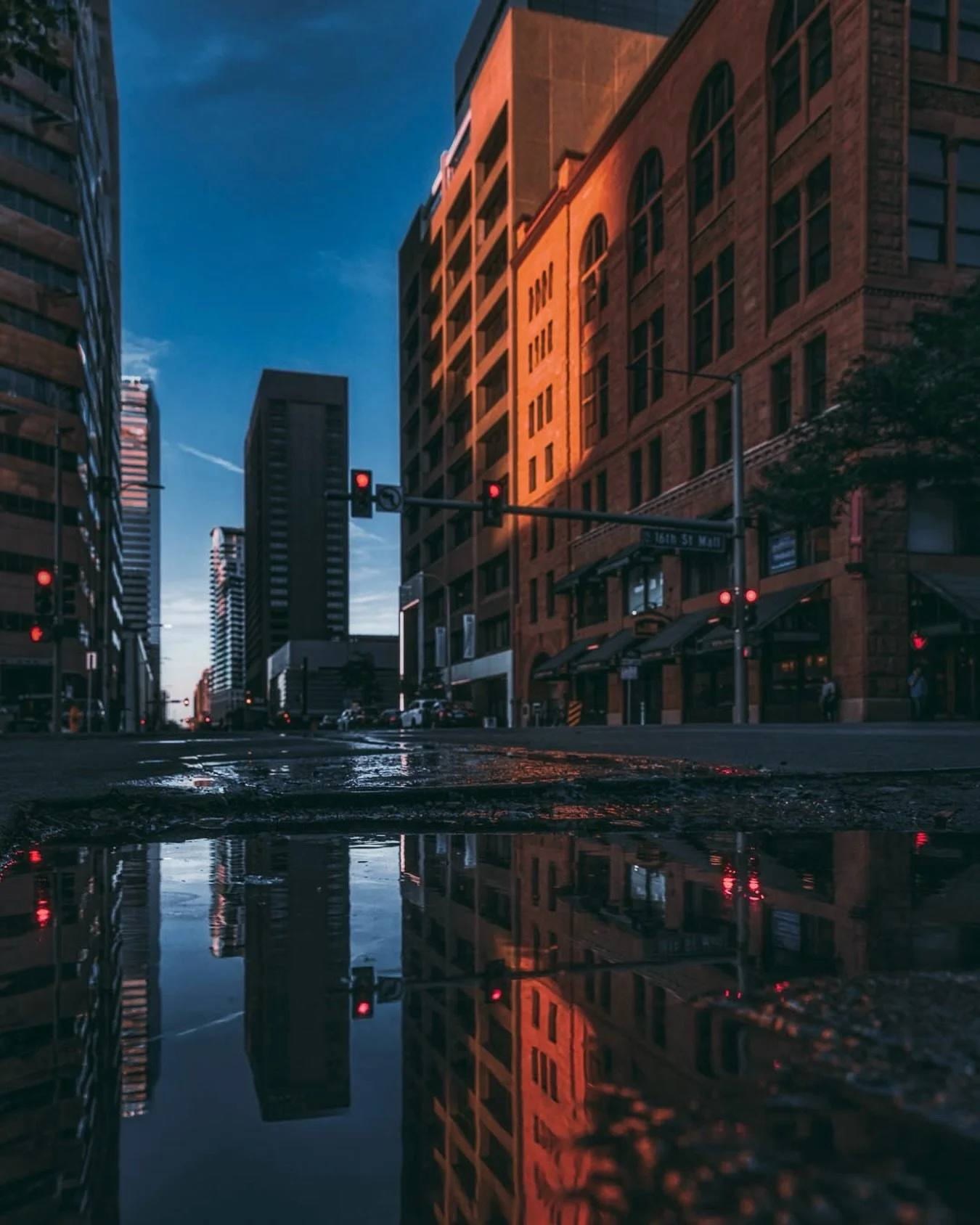 ~ B L U E S ~ 
.
Sometimes a scene already has the mood&hellip; it just needs a little push.
.
Built a preset while editing this shot downtown, Midnight Blues.
.
 Cool shadows, warm highlights, and just enough contrast to let the city glow.
.
If you&