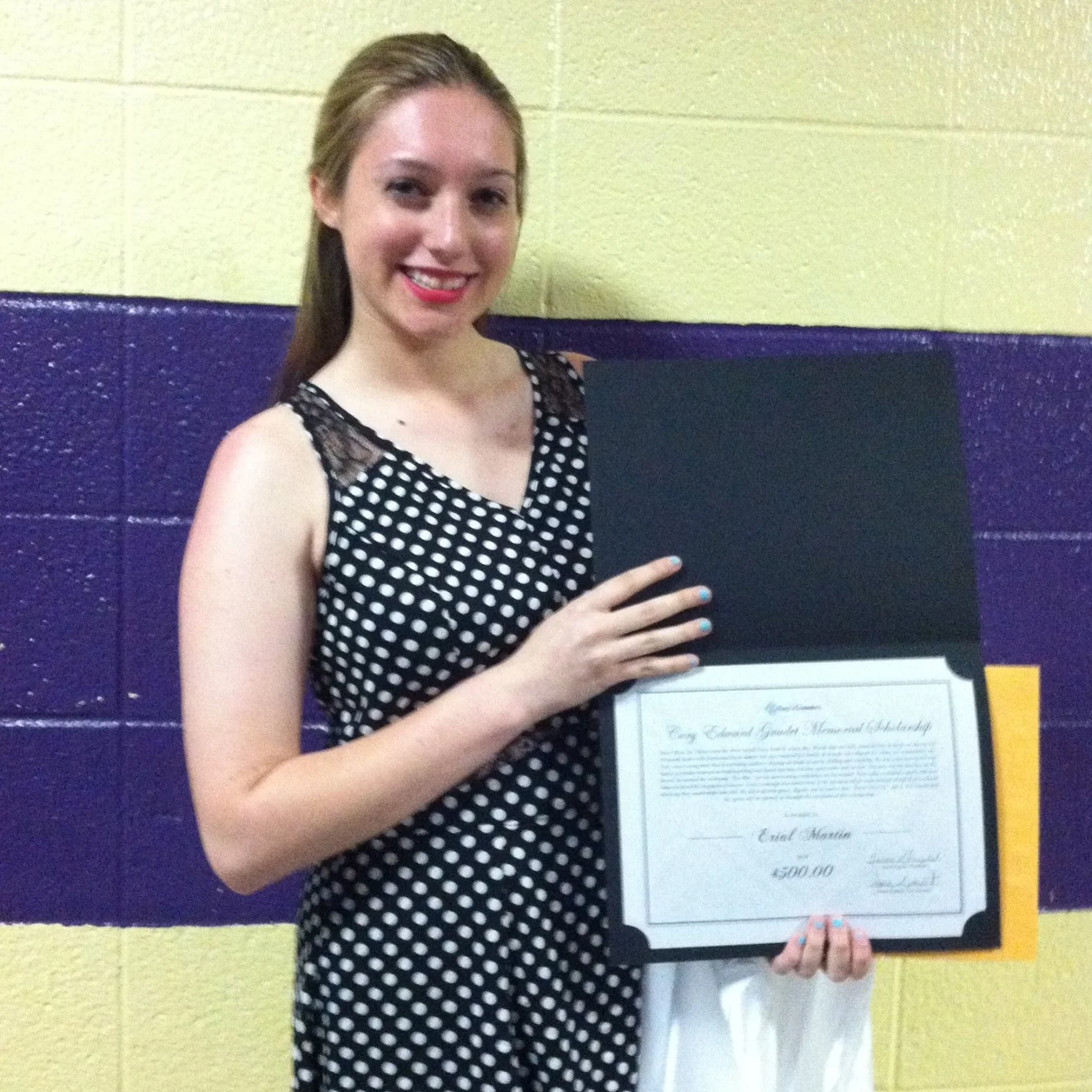 Arial Martin BMR Senior recipient