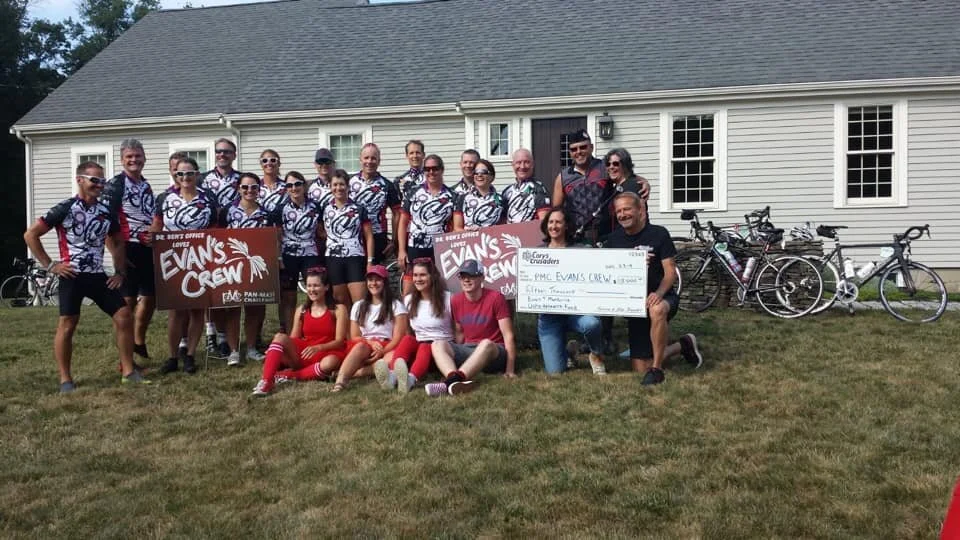 presenting a check to Evans crew.jpg
