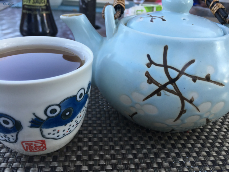 Double Ai Ceramic Tea Set