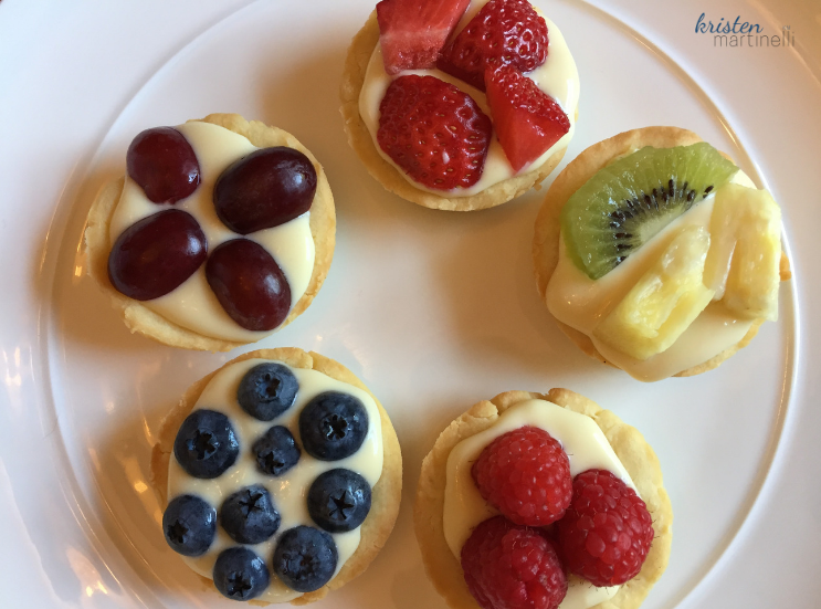 Mini Fruit Tarts with Crème Anglaise