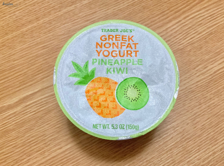 Greek Nonfat Yogurt Pineapple Kiwi_ Branding _ 7 Days of Trader Joe's Yogurt_K.Martinelli Blog_Kristen Martinelli.png