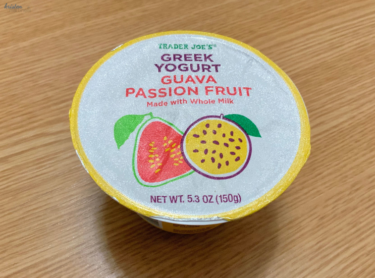 Greek Yogurt Guava Passion Fruit_Branding_ 7 Days of Trader Joe's Yogurt_K.Martinelli Blog_Kristen Martinelli.png
