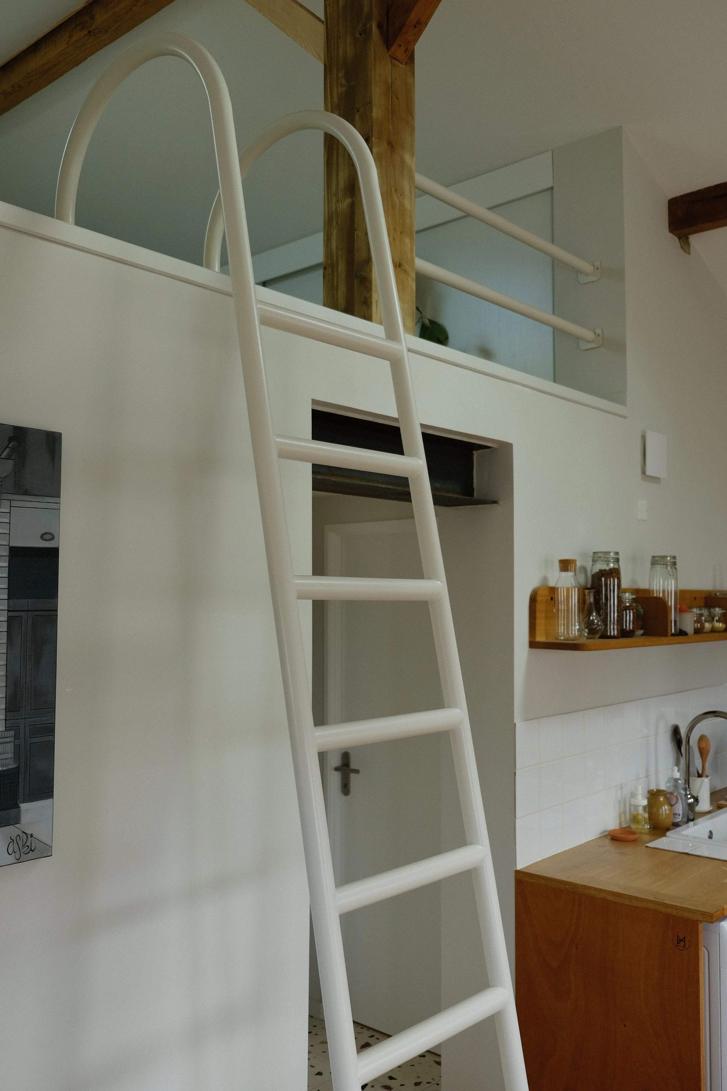 Échelle en Métal sur Mesure pour mezzanine