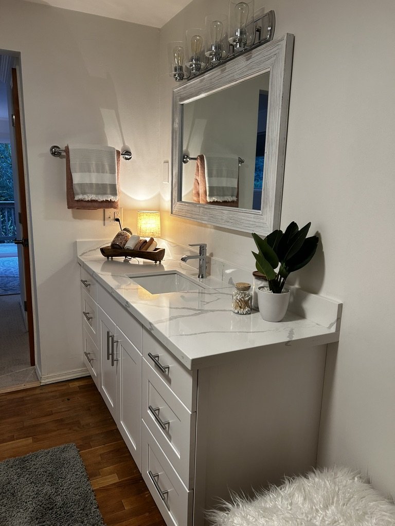 New vanity cabinet!