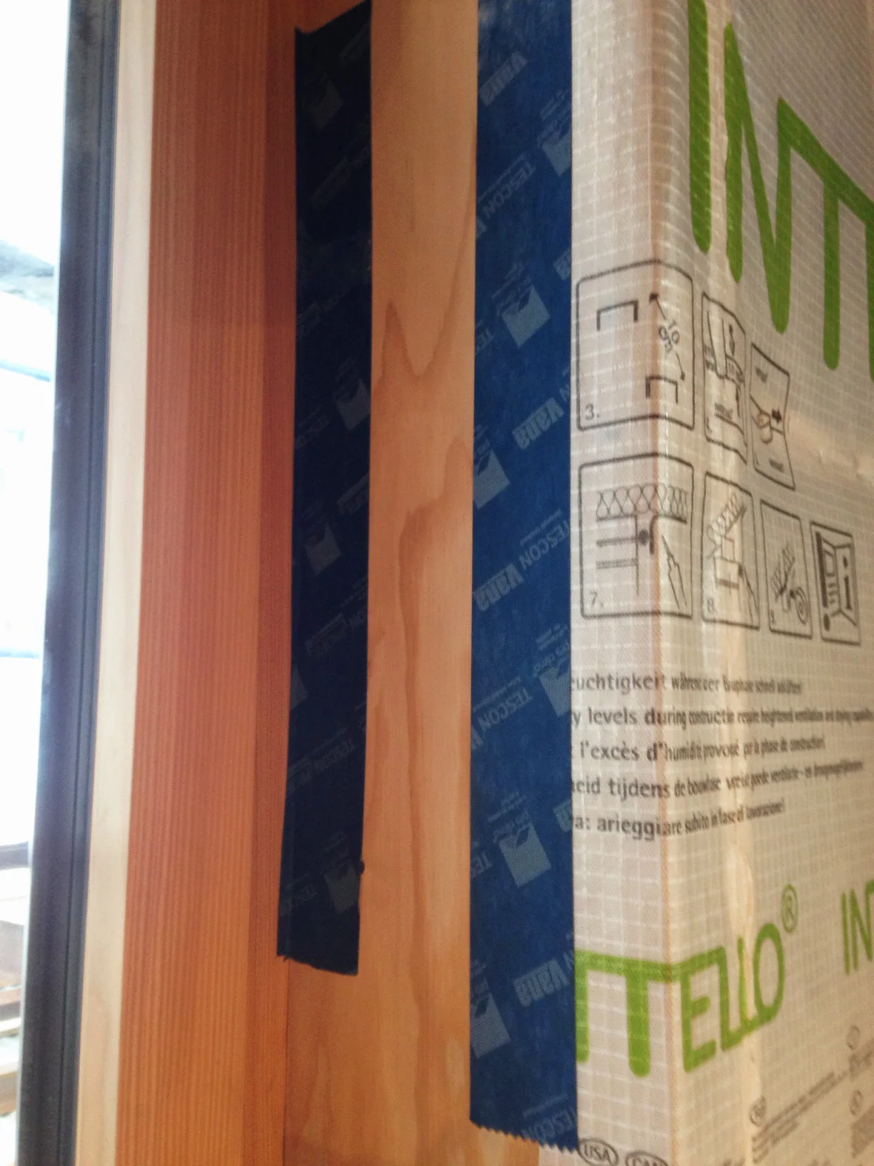 Window-air barrier connection: Passive House Brownstone