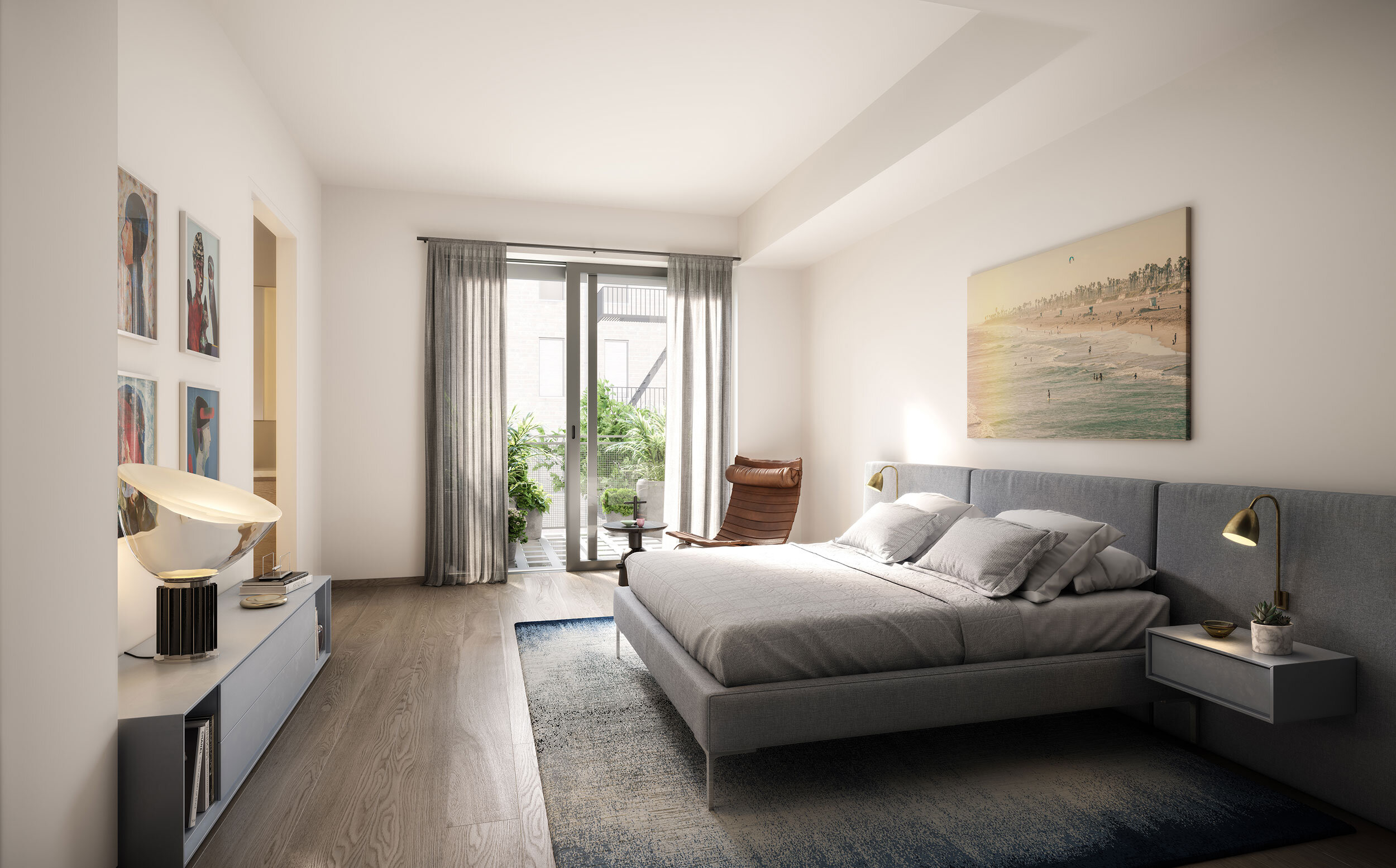 Typical Three-Bedroom Unit Master Bedroom