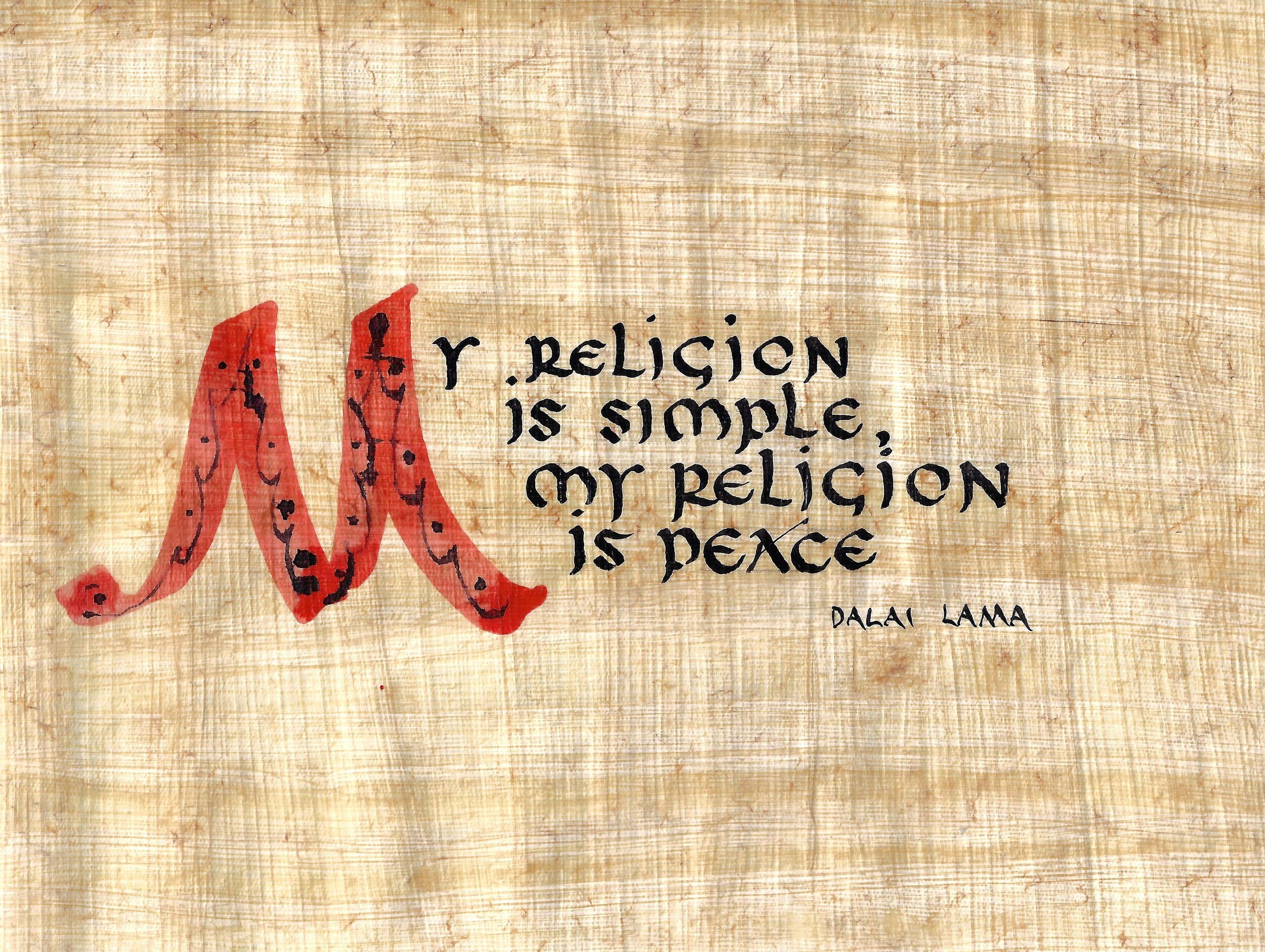Peace - Dalai Lama