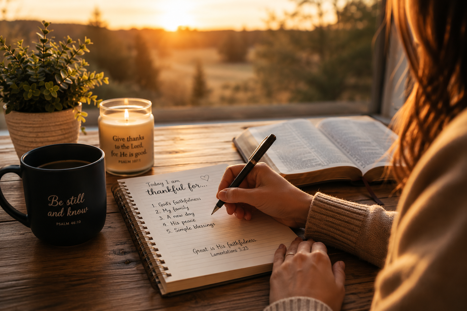 Choosing Gratitude Every Day: A Simple Christian Practice for a Stronger Faith