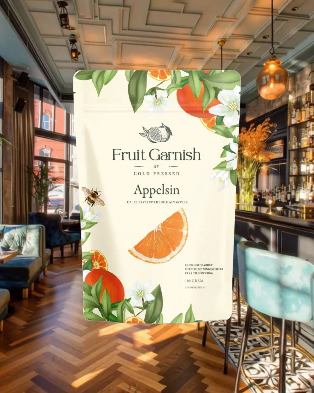 Frysetørket appelsin bevarer farge, smak og aroma – helt uten tilsetninger. Lang holdbarhet, null svinn og klar til bruk. Perfekt i cocktail, te, lemonade eller vann.
#FruitGarnish  #Juice #Coldpressed #Coldpressedjuice #Hppjuice #HPP #