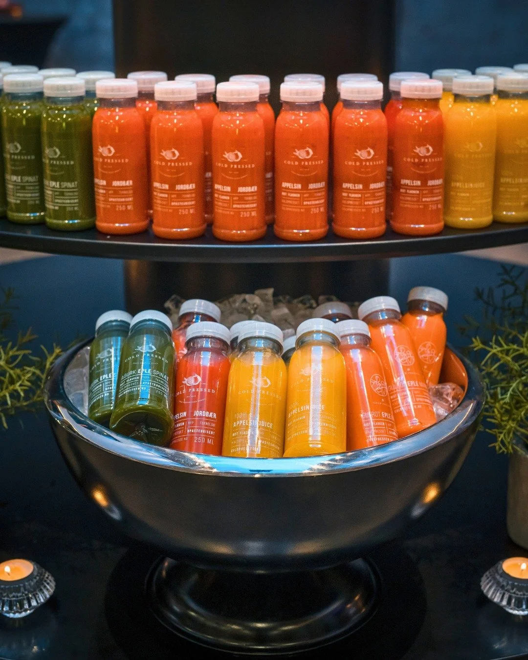 For konferanser og eventer:
Fresh juice sl&aring;r brus. Hver gang💚
Bedre for gjestene. Bedre for opplevelsen.