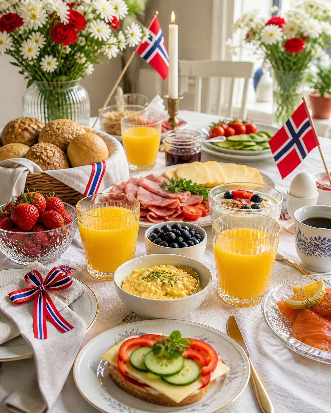 17. mai starter rundt frokostbordet 🇳🇴

Med Cold Pressed Juice f&aring;r du:
✔️ Ren, frisk smak
✔️ En bedre start p&aring; dagen
✔️ Perfekt b&aring;de alene &ndash; og i mimosa

Server den kald i glasset, eller l&oslash;ft frokosten med en enkel mi