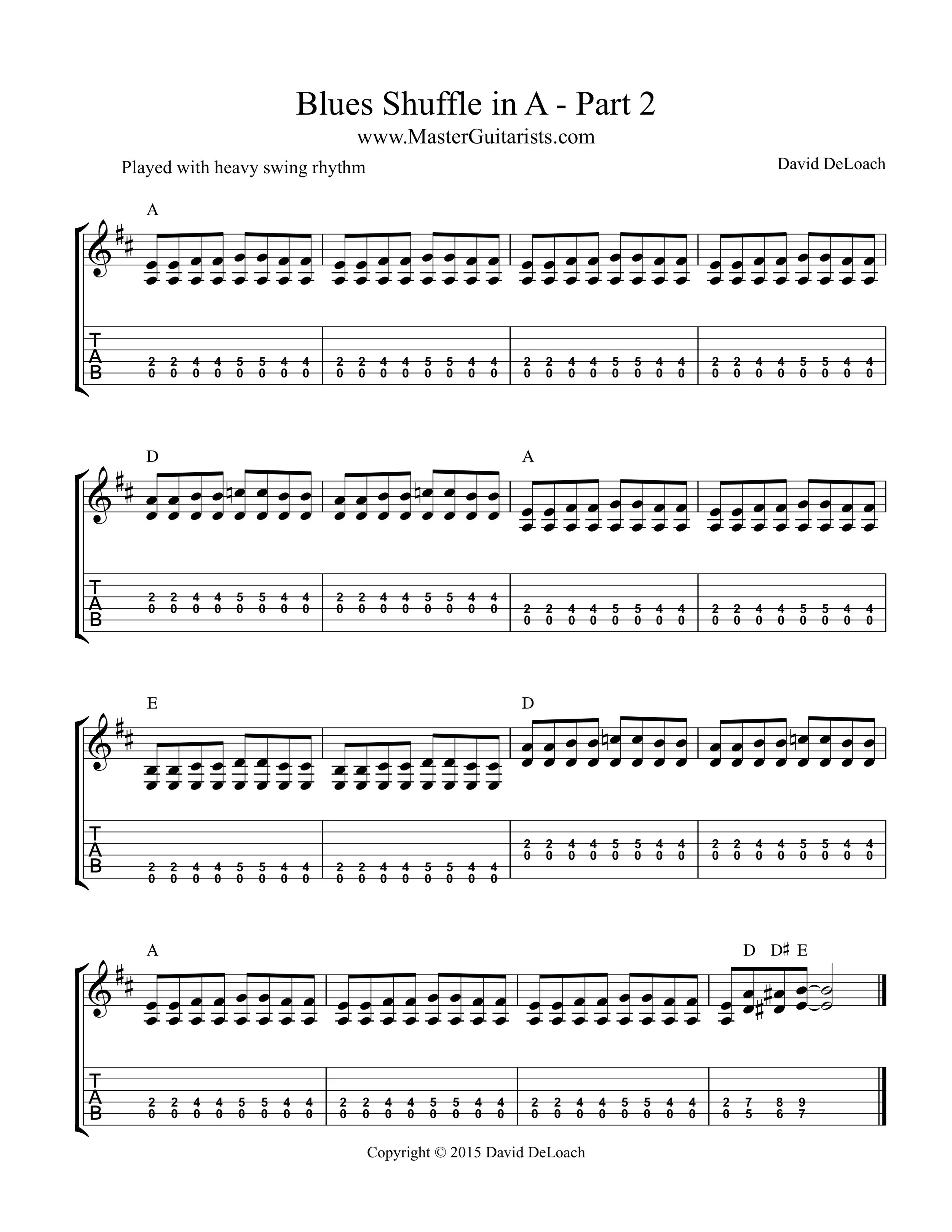 Blues Shuffle in A - Part 21427980125-1.jpeg