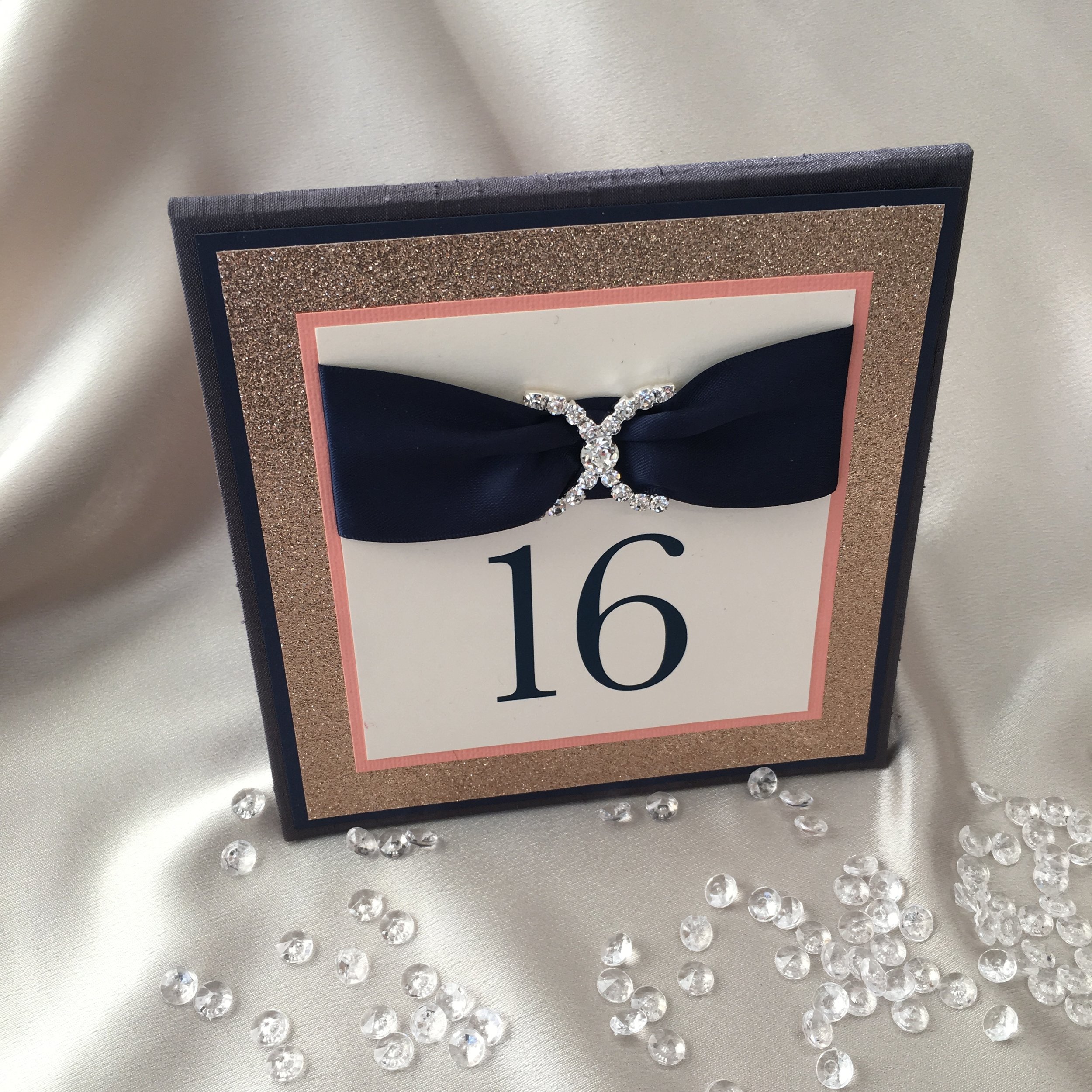 Bling Table Number