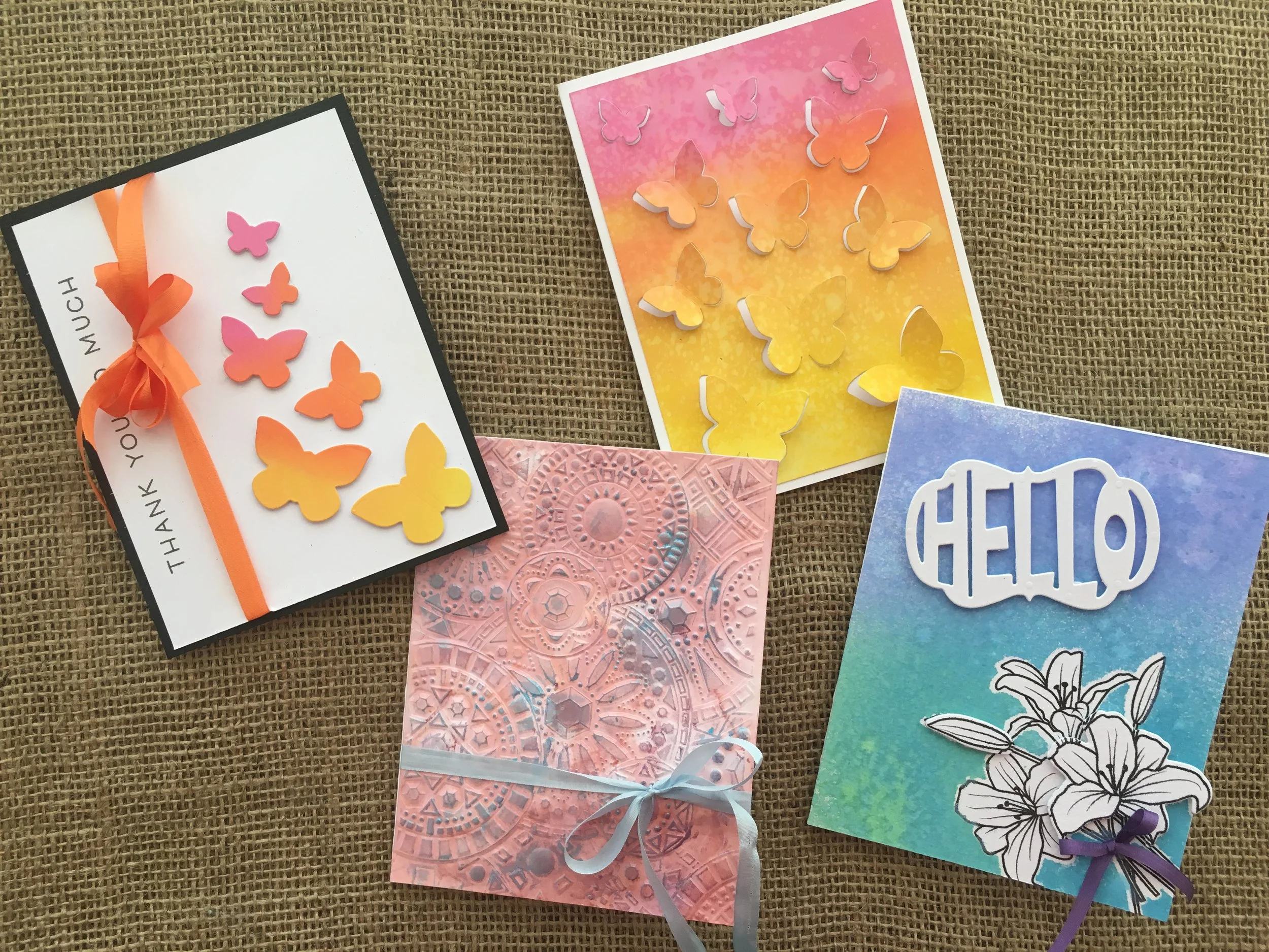 Distress Oxide Cards