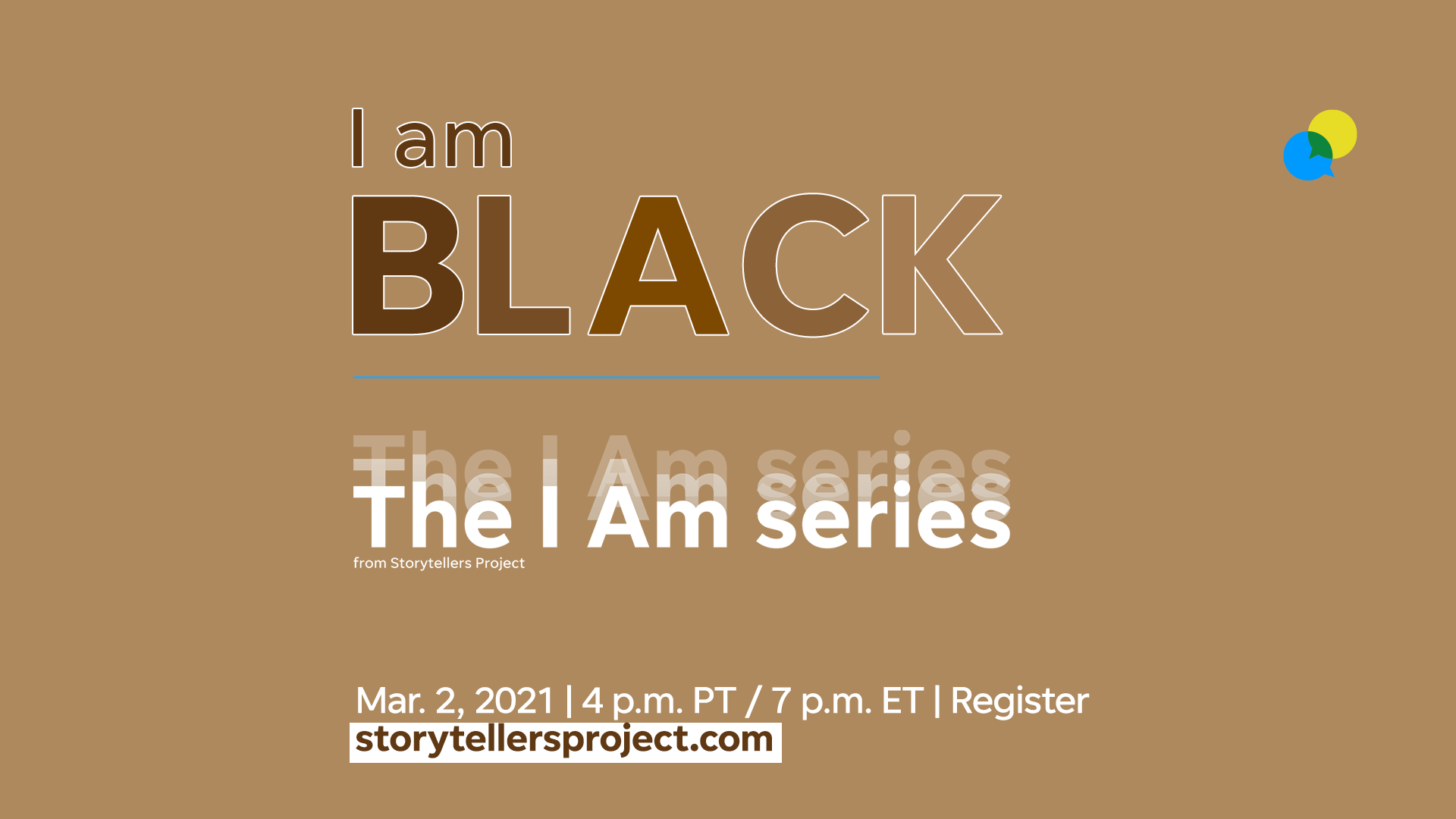 The Storytellers Project, I Am Black series