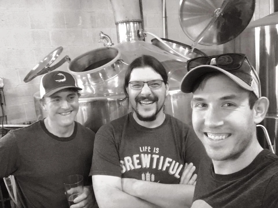 Brewer’s Billy Burt (Republic Brewing) John Sullivan (Northern Ales) and Patrick Sawyer (Quartzite Brewing) rally up for a special collaboration sour.