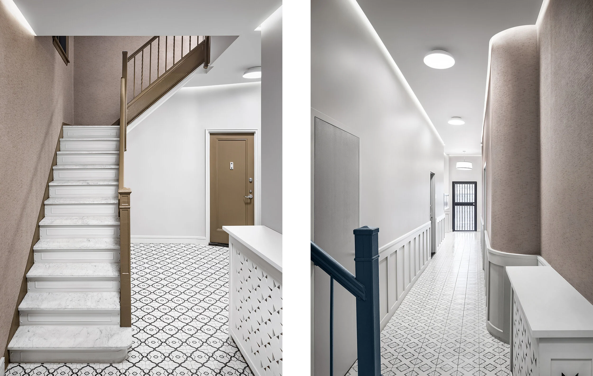 Amsterdam Vale Lobbies Renovations, Smith & Architects 2019