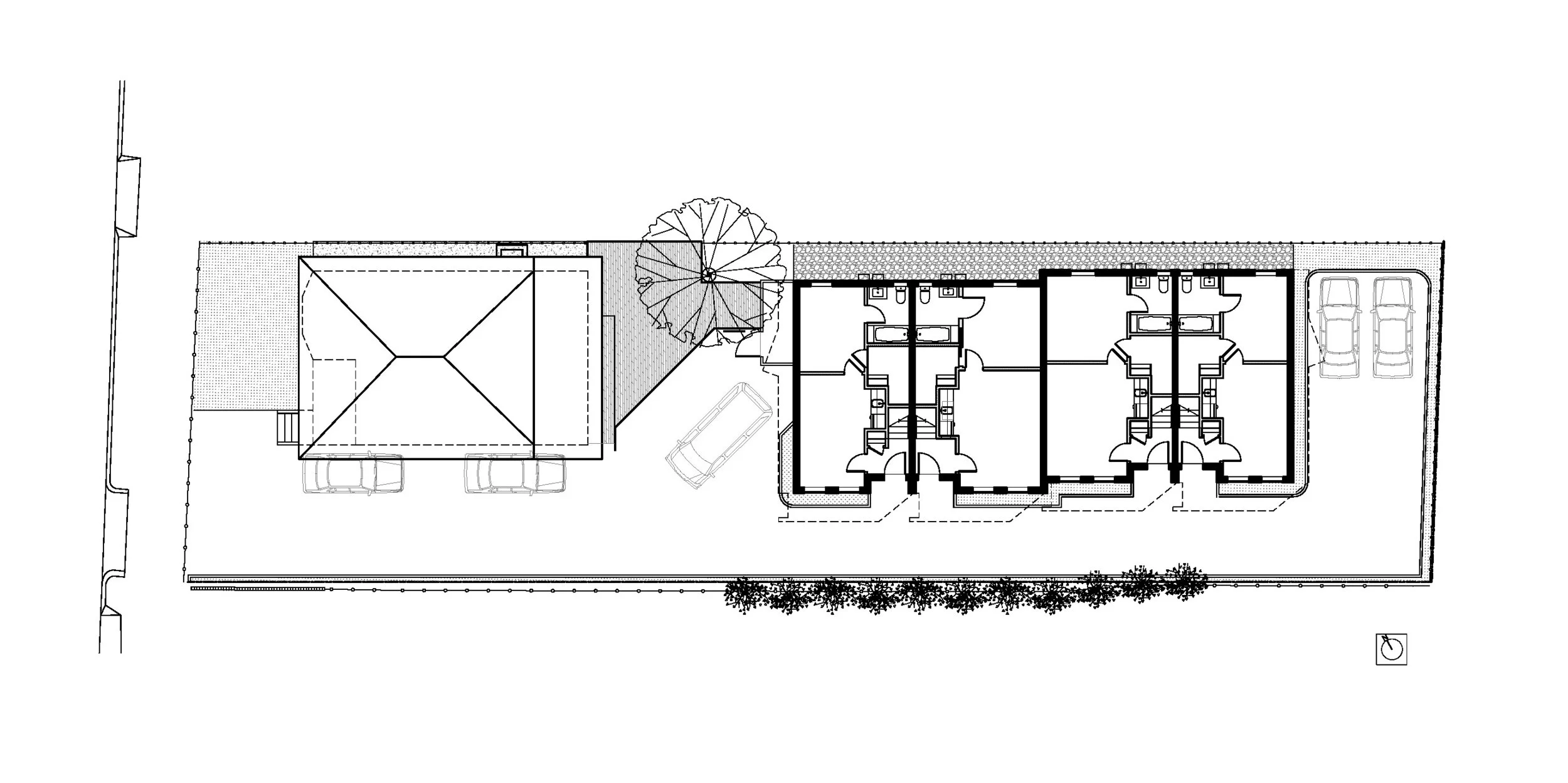 Site Plan of Coolidge Development, Oakland, CA, by Smith & Archi