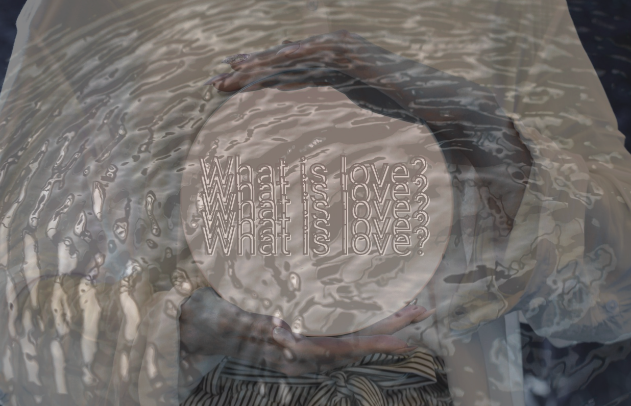 Experiential performance artwork by Micah Kessel titled Echoes of a Question, centered on the repeated question “What is love?” and exploring intimacy, reflection, emotional memory, and audience participation in a gallery context.