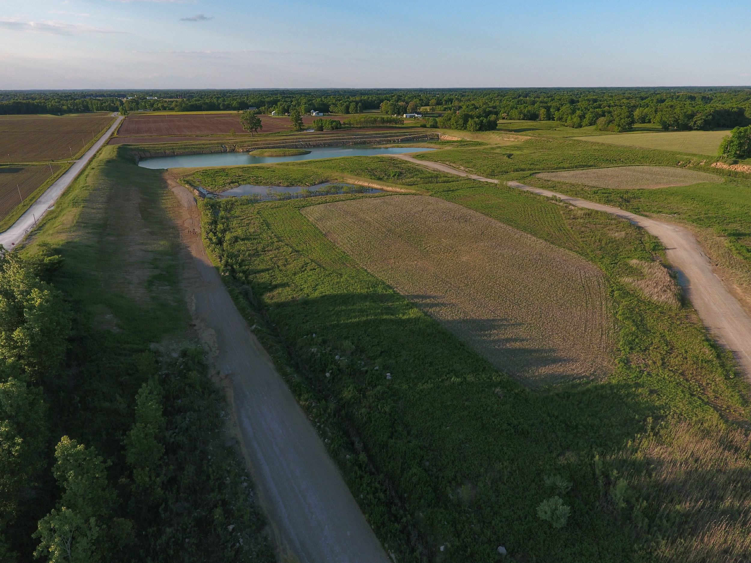 Completed Reclamation of the Area East of Quality Lime Road - May 2016
