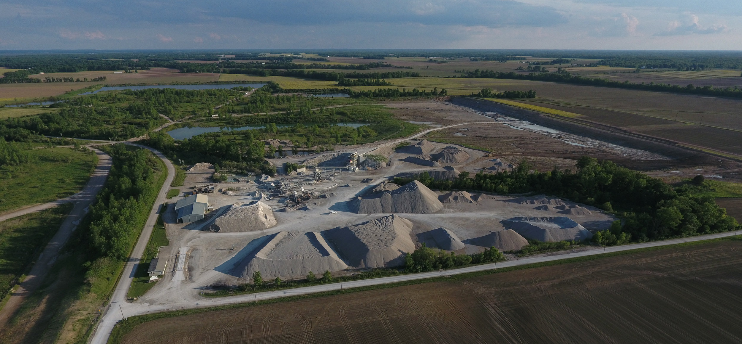 North Aerial View of all Quality Lime Property - May 2016