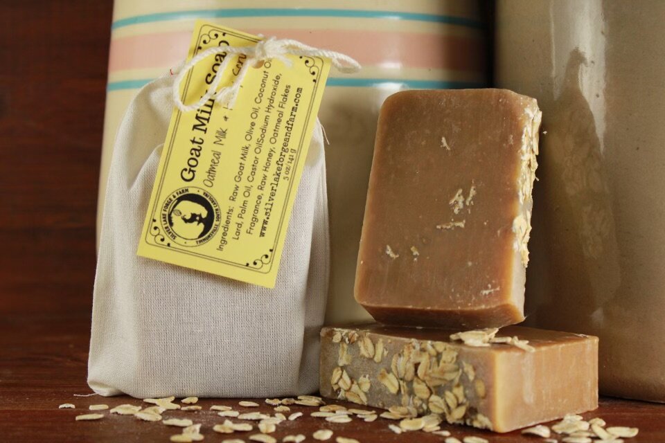 Oatmeal Milk and Honey Scrub Goat Milk Soap