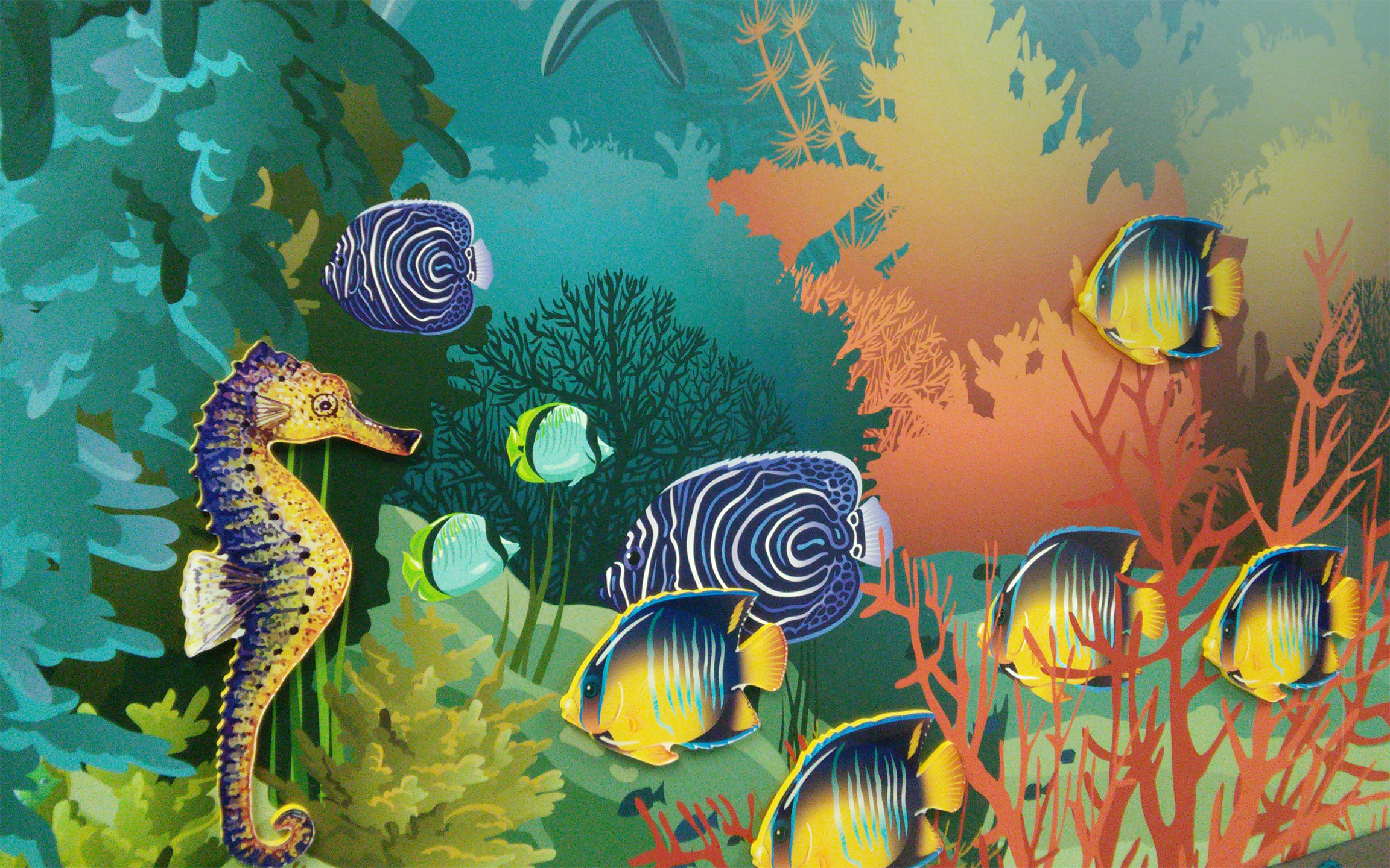 Aquarium Wall (Detail 1)
