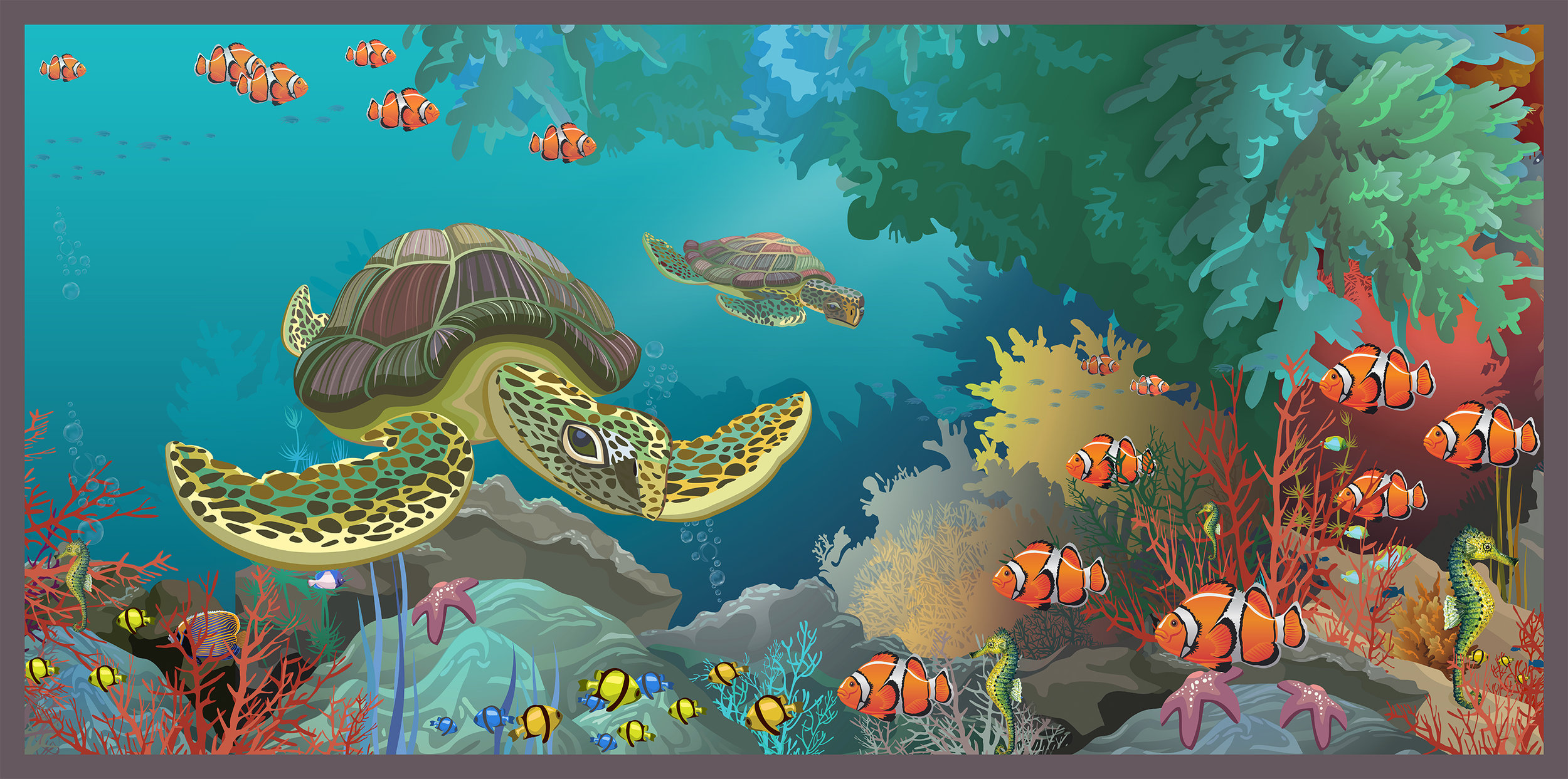 Undersea Turtle Greeting