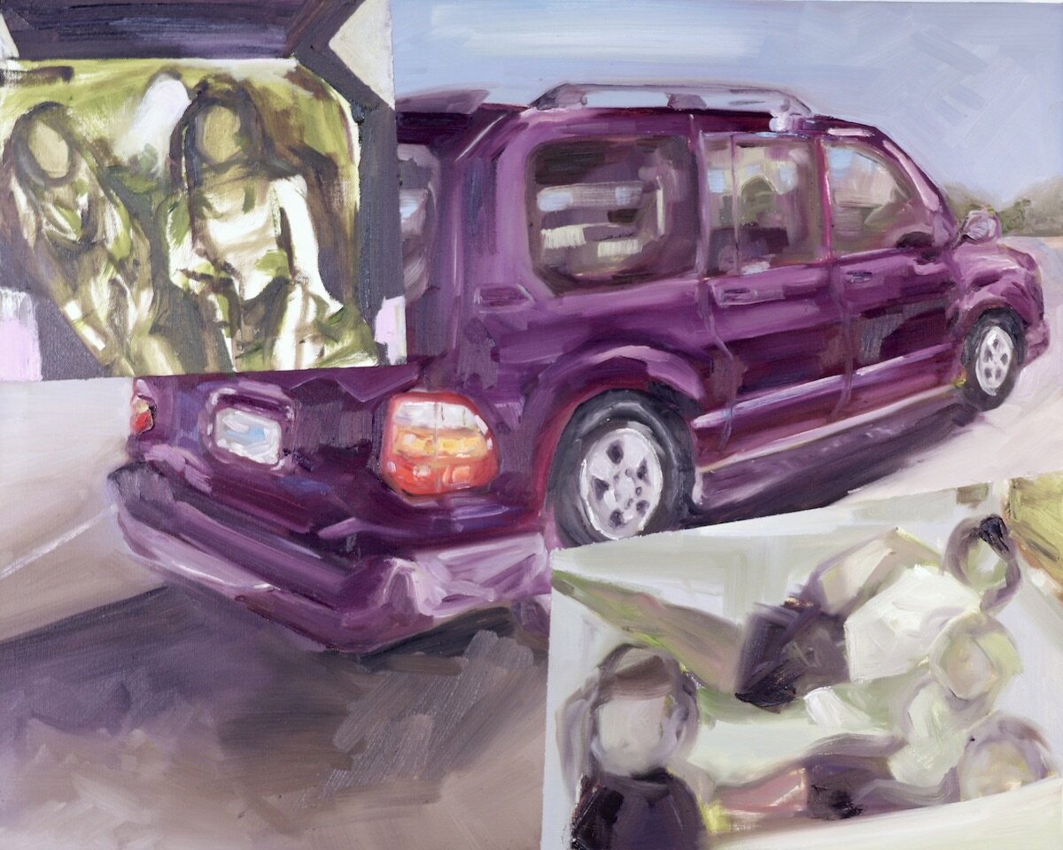 Landcruiser, Oil on Canvas, 24 x 30”, (2020)