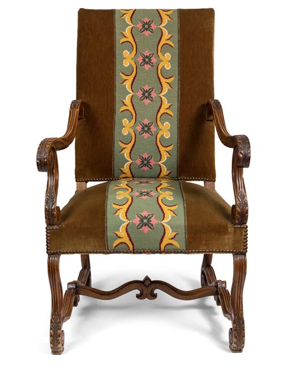 French 19th C. High Back Chair