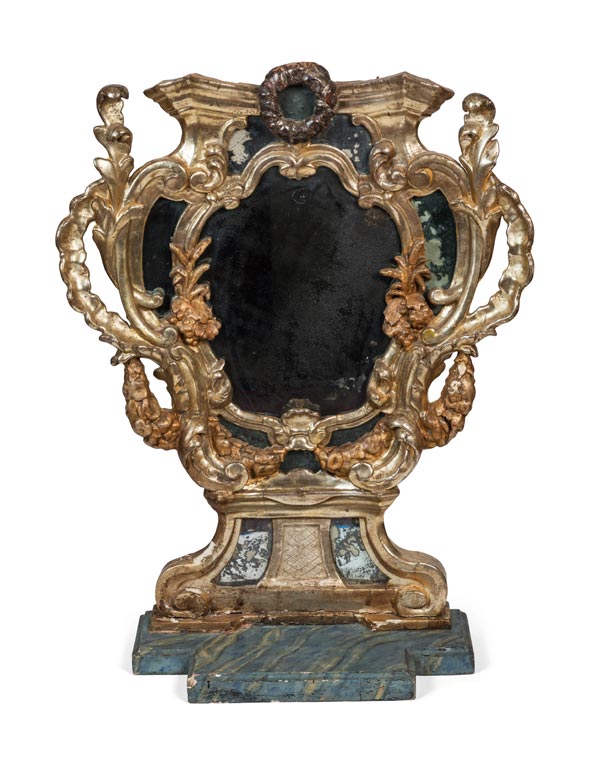 KS Private Collection French Baroque Court Mirror