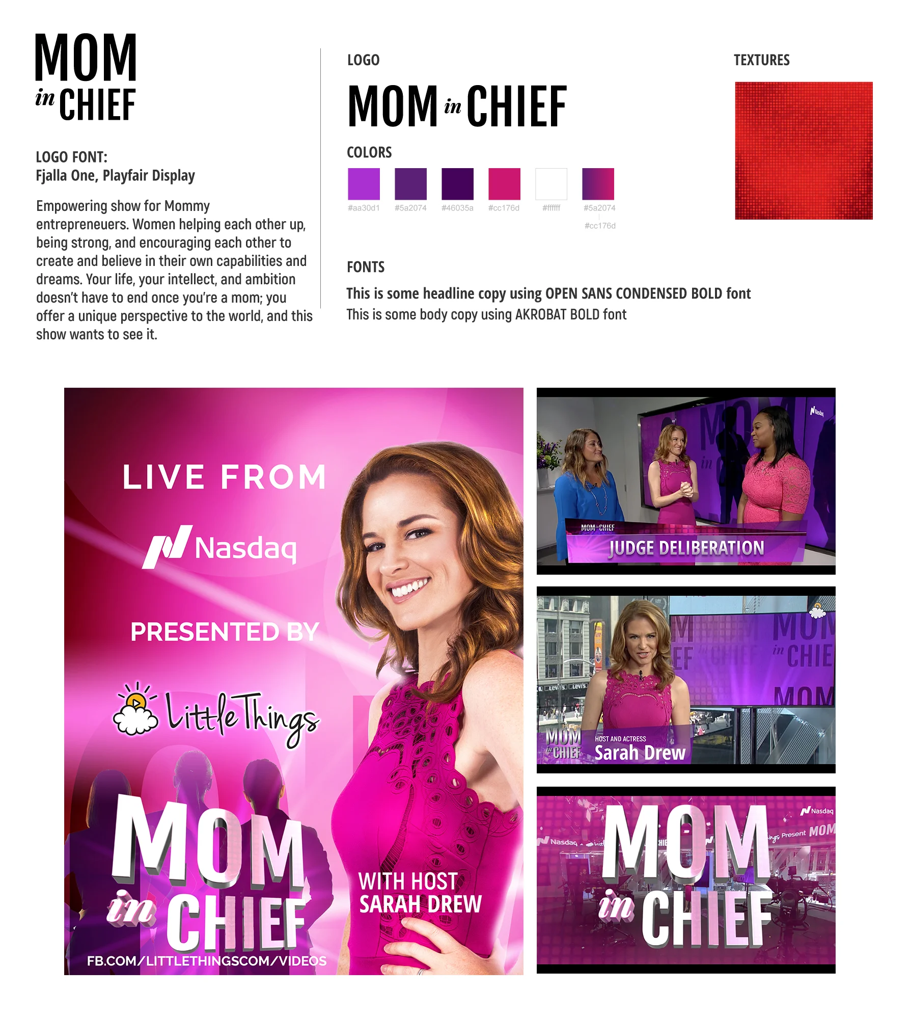 MIC Branding Proposal and screen designs