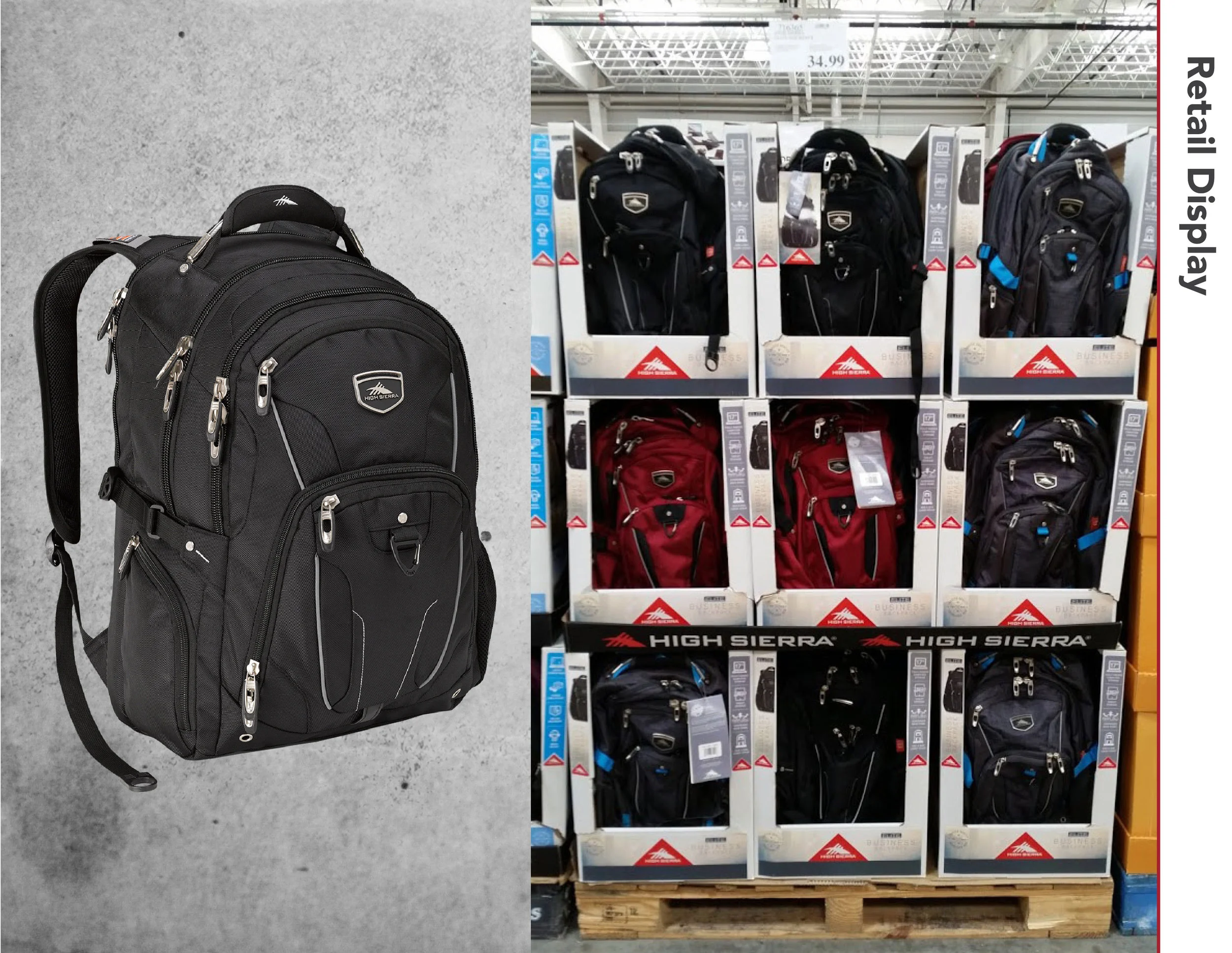 high sierra backpack costco